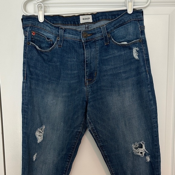Hudson Jeans Distressed Natalie Super Skinny Jeans size 30 - Picture 2 of 5